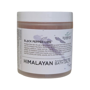 Black Pepper & Lime Himalayan Bath Salts