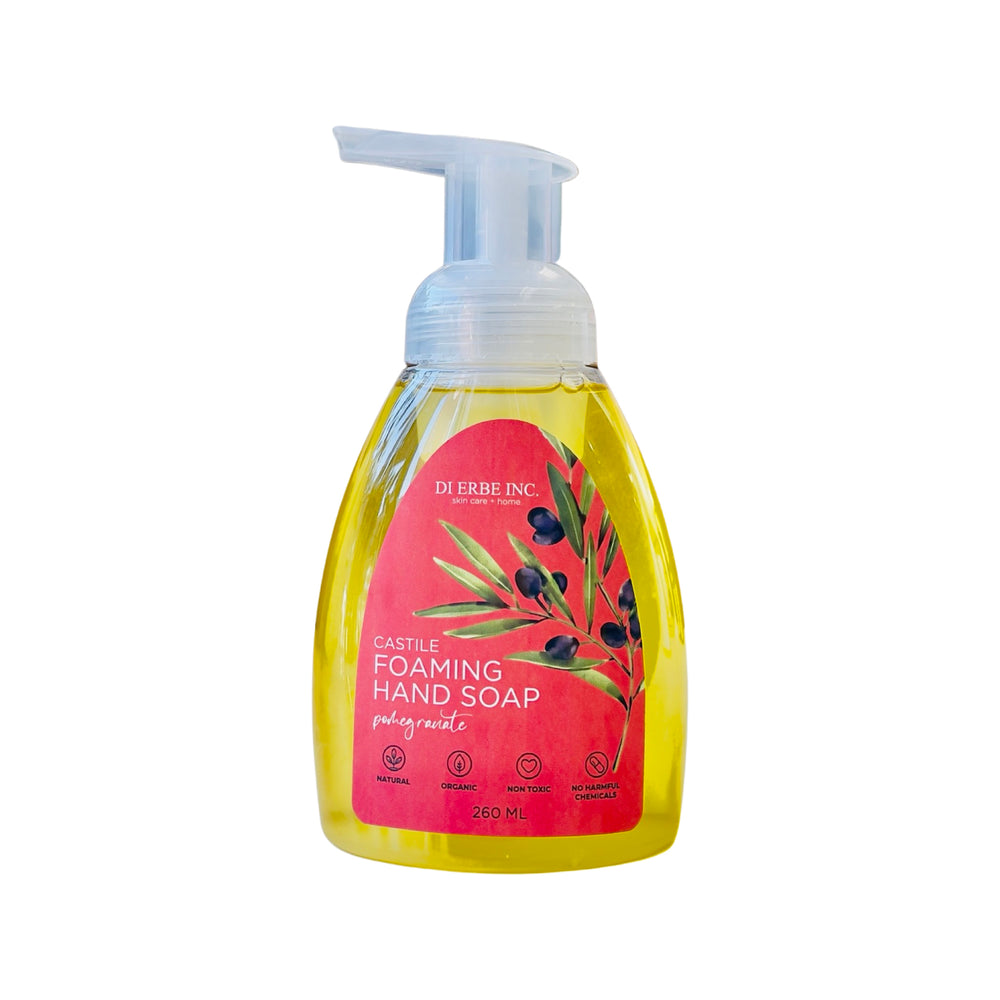 Castile Foaming Hand Soap-Pomegranate (Extra 10% Discount Applied)